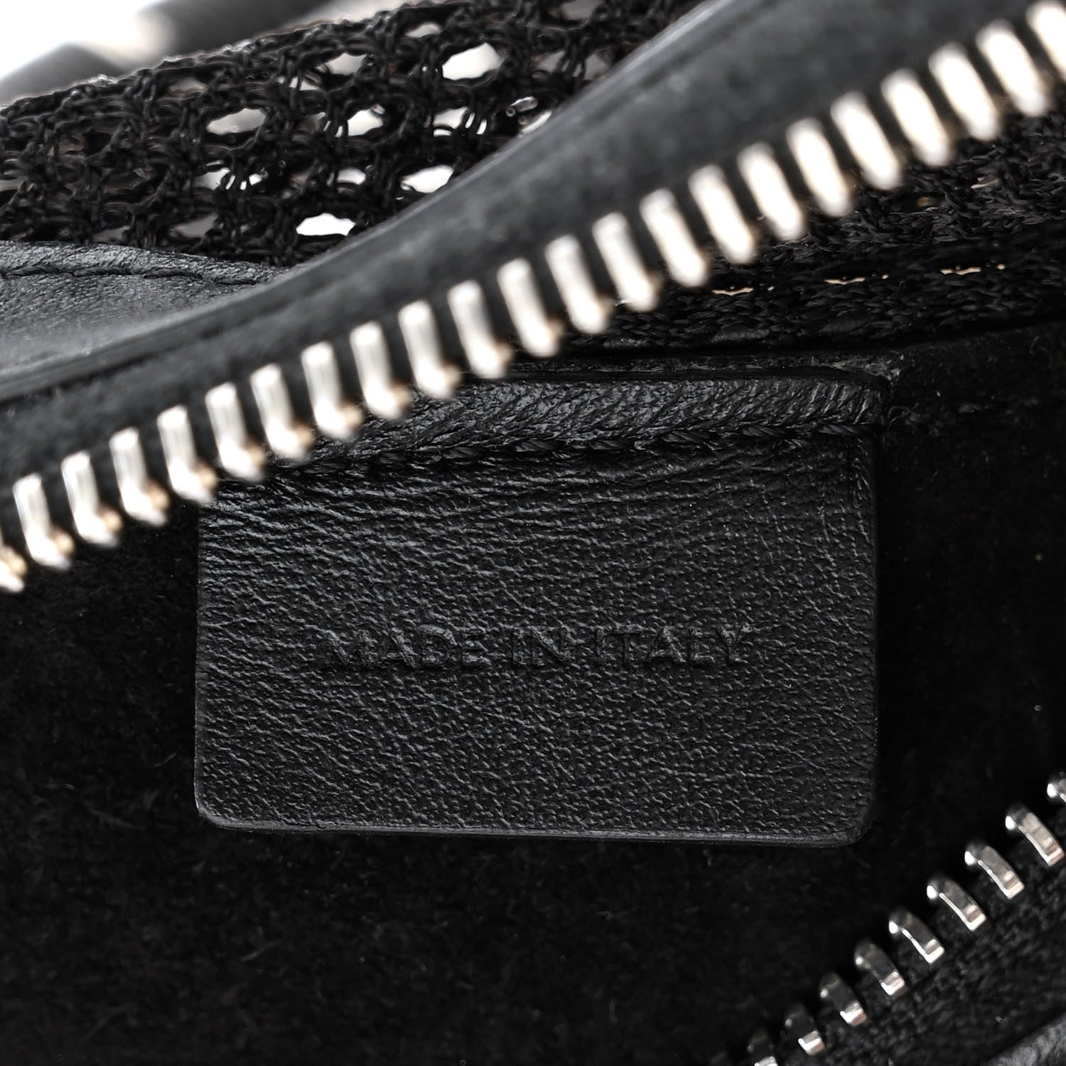 Celine Mesh Ava Trekking Shoulder Bag Black 6 of 12