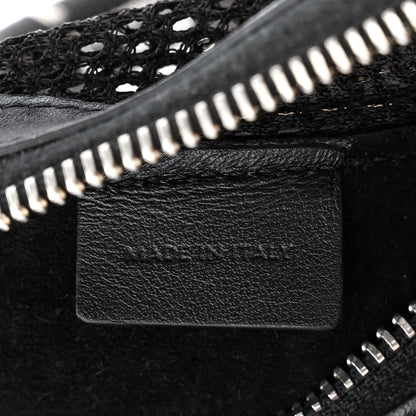 Celine Mesh Ava Trekking Shoulder Bag Black 6 of 12