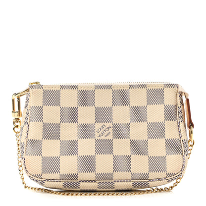 Louis Vuitton Damier Azur Mini Pochette Accessories 2 of 11
