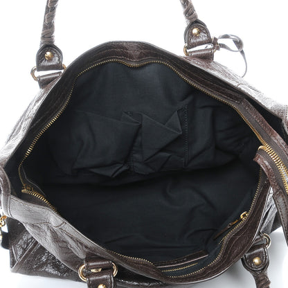 Balenciaga Agneau Giant 12 Gold Hardware City Charbon 6 of 8