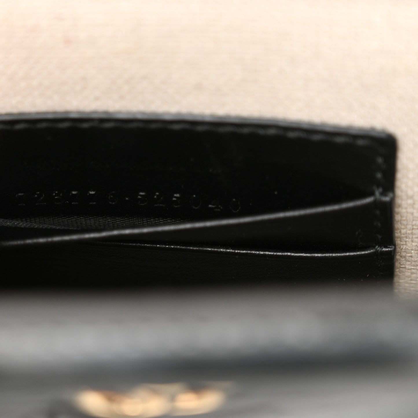 Calfskin GG Matelasse Mini Top Slip Handle Crossbody Bag Black Natural
