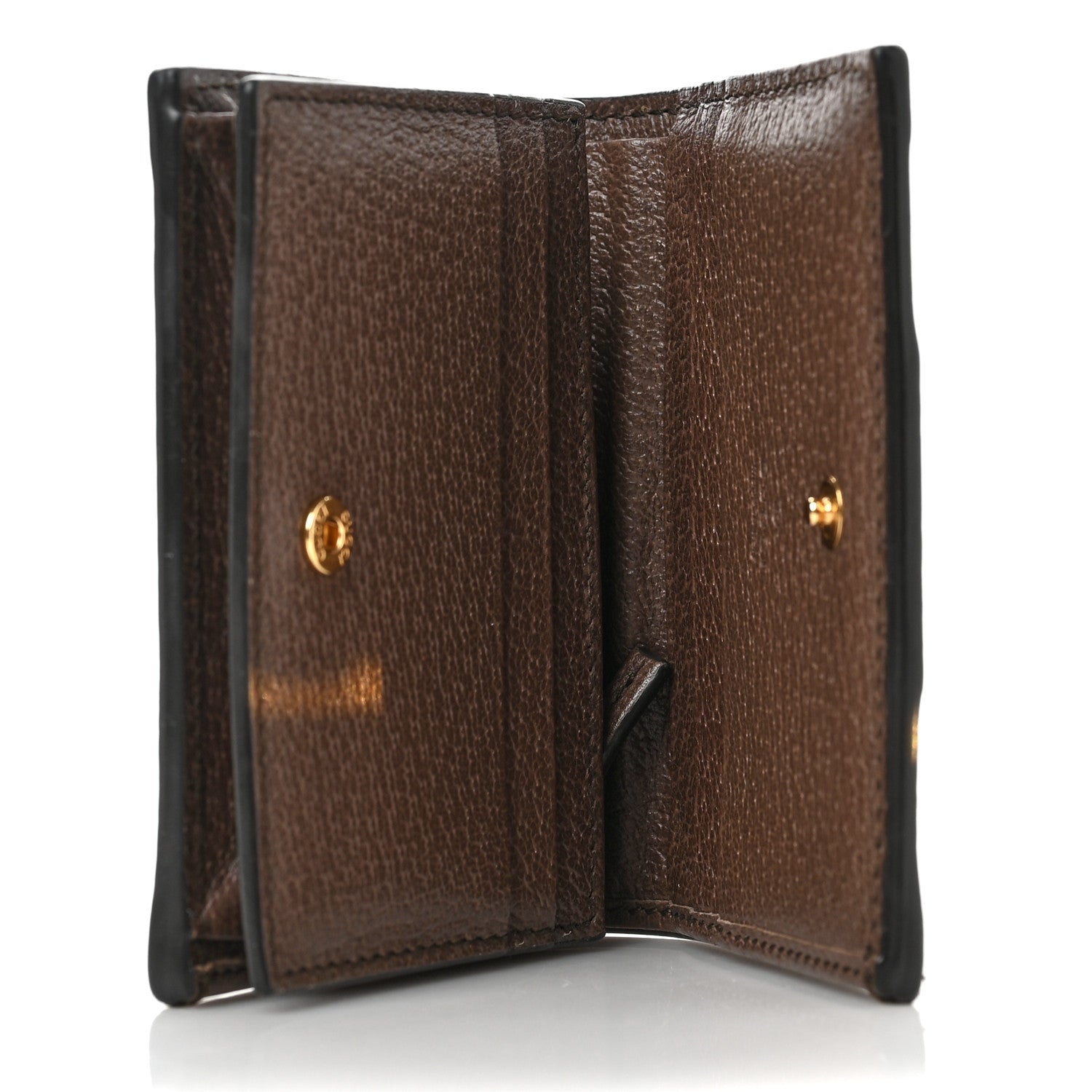 Gucci GG Supreme Monogram Web Ophidia Card Case Beige New Acero 5 of 6