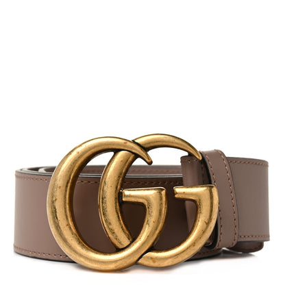 Gucci Calfskin Double G 40mm Belt 75 30 Porcelain Rose 1 of 4