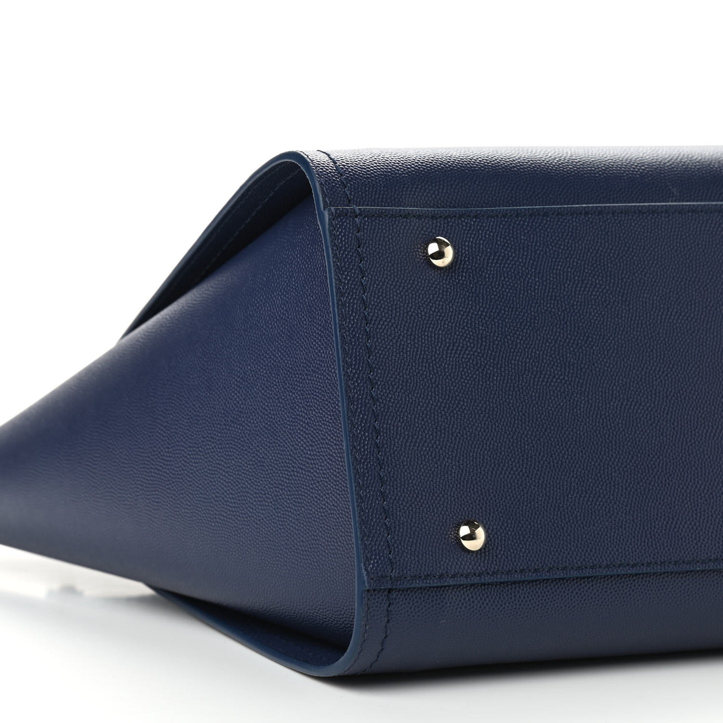 Caviar Small Studded Deauville Tote Navy
