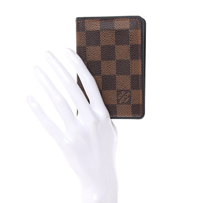 Louis Vuitton Damier Ebene Pocket Organizer NM Blue 2 of 11