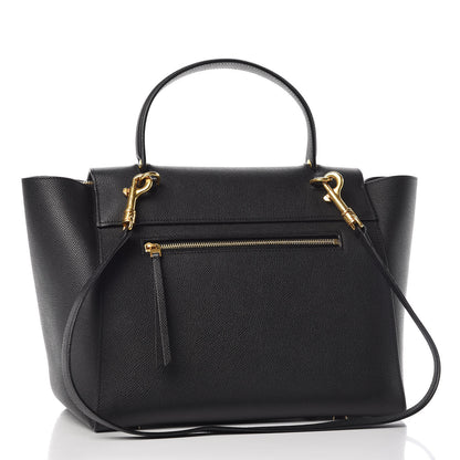 Celine Grained Calfskin Mini Belt Bag Black 3 of 10