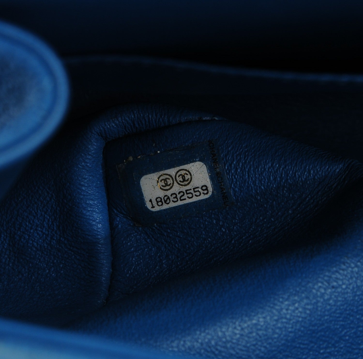 Chanel Iridescent Caviar Quilted Maxi Double Flap Blue 8 of 8