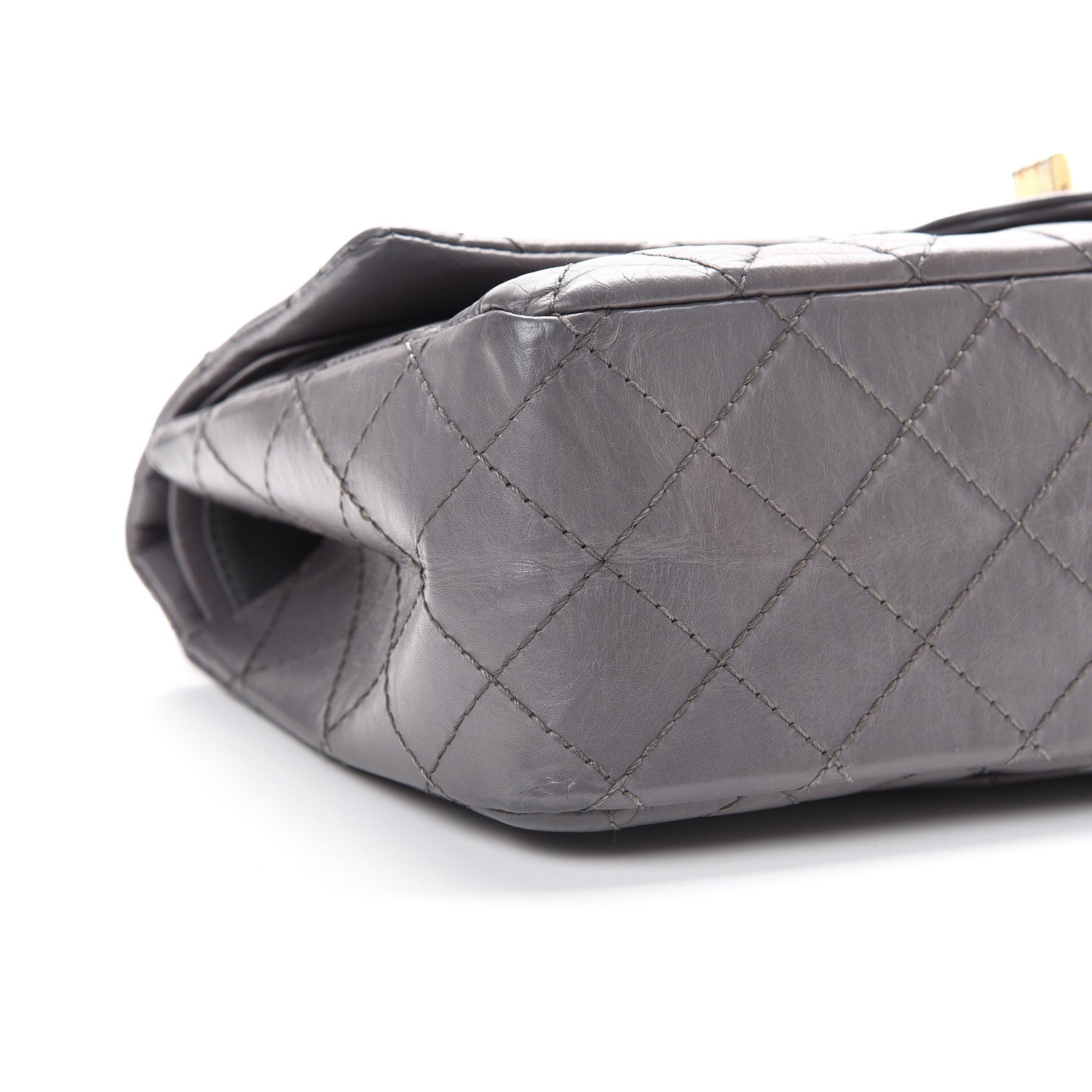 Chanel Aged Calfskin Quilted 2.55 Reissue 226 Flap Grey 11 of 13
