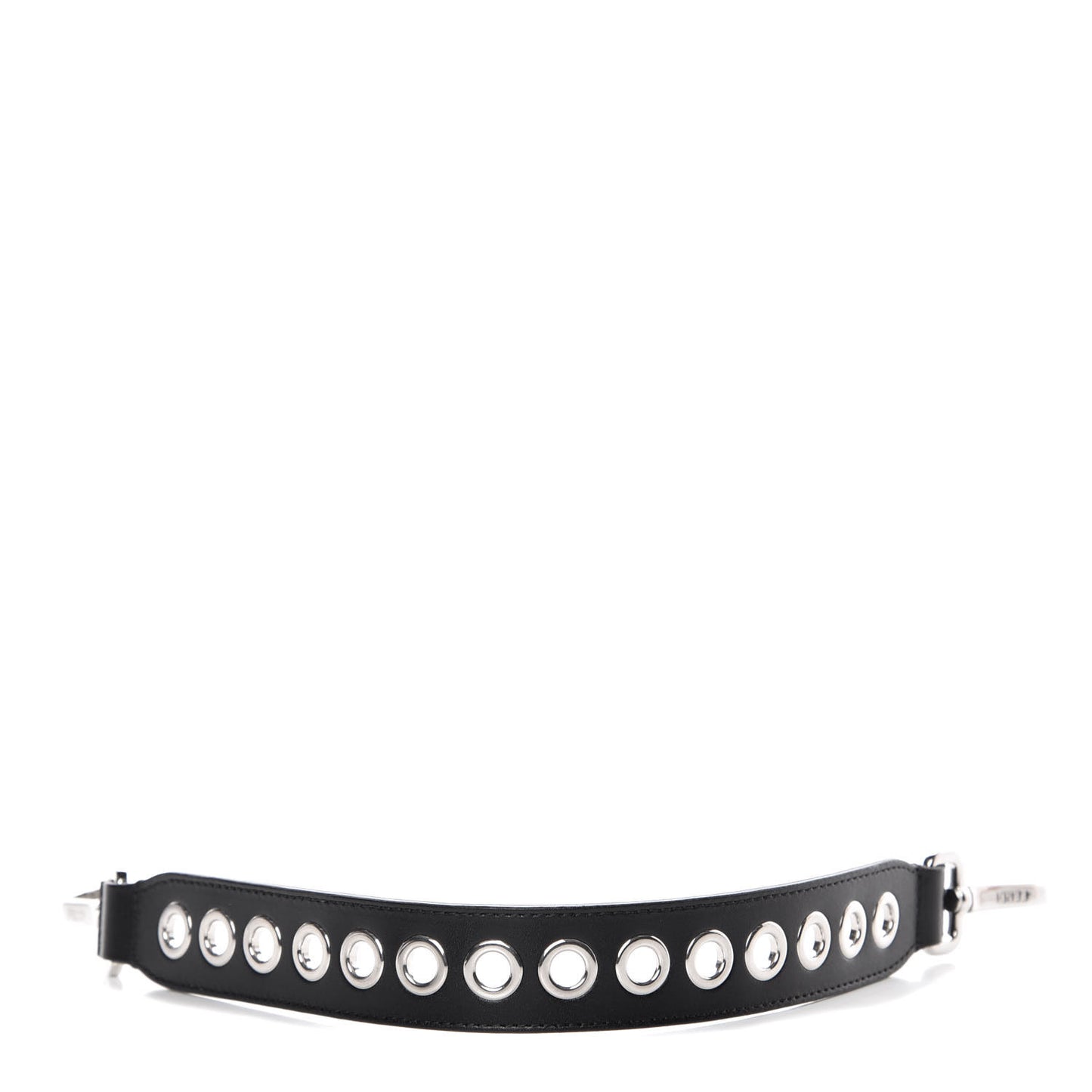 Vitello Liberty Grommet Bi-Color Mini Strap You Black Camelia