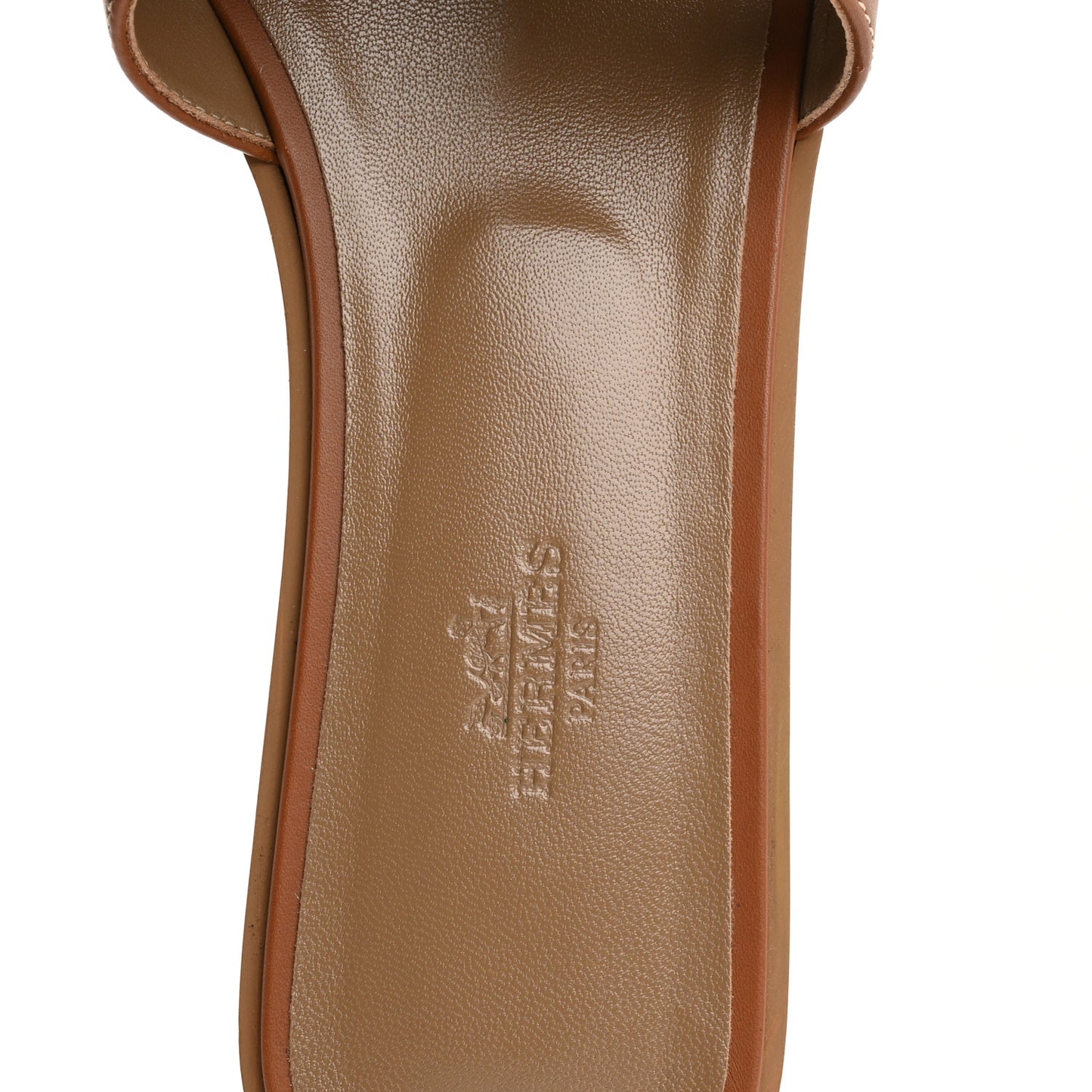 Box Calfskin Oran Sandals 40 Gold