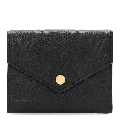 Louis Vuitton Empreinte Victorine Wallet Black 1 of 6