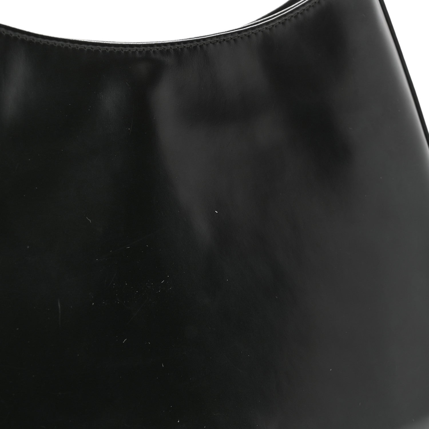Prada Spazzolato Cleo Shoulder Bag Black 11 of 11