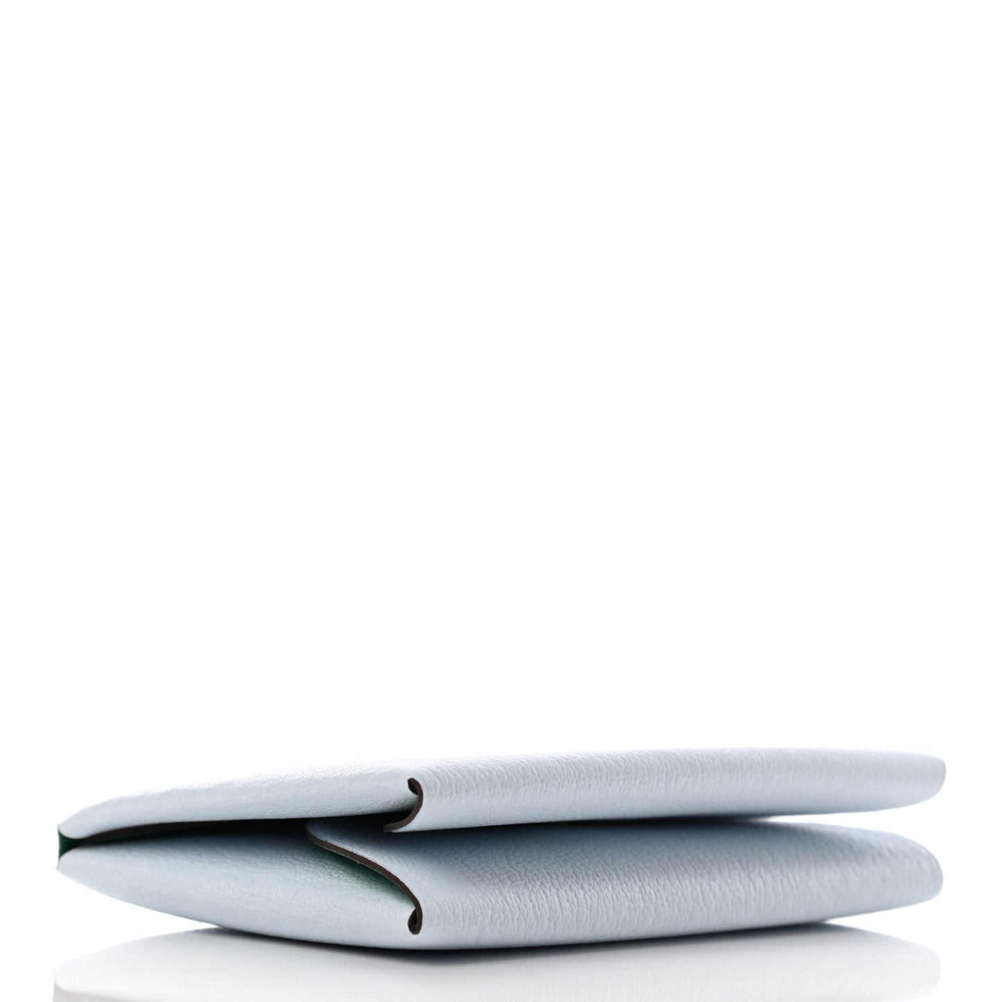 Chevre Mysore Verso Calvi Duo Card Case Bleu Brume Menthe