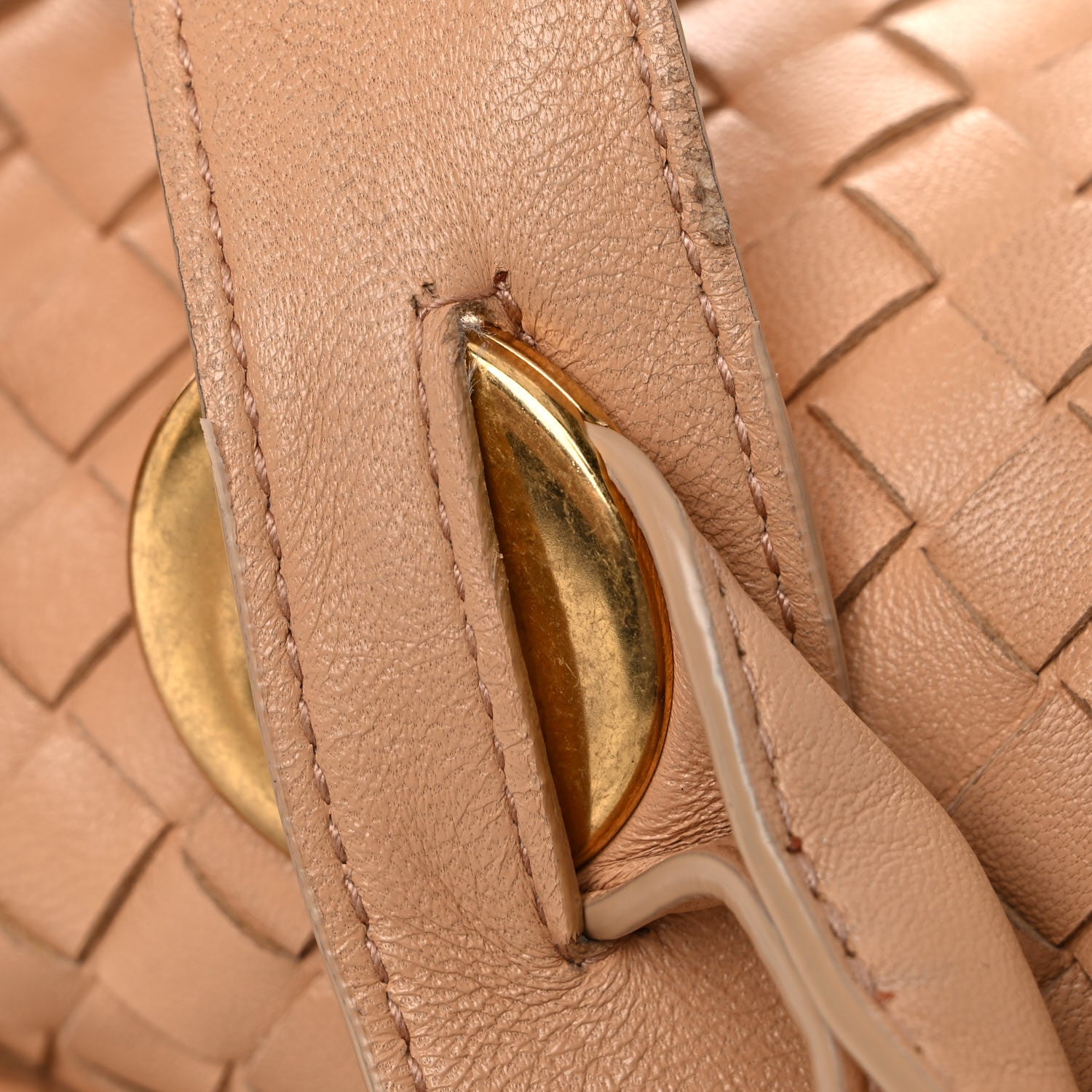 Bottega Veneta Nappa Intrecciato The Fold Crossbody Almond 23 of 24