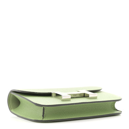 Hermes Epsom Constance Slim Wallet Vert Criquet 4 of 8