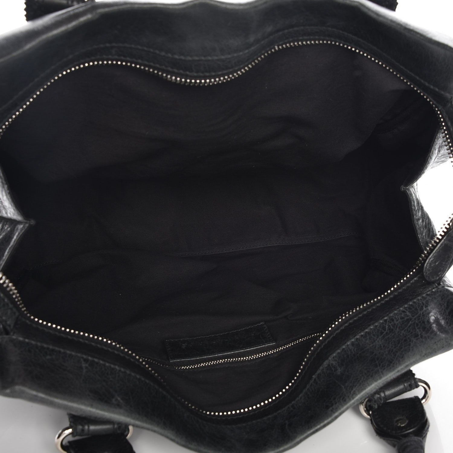 Balenciaga Agneau Giant Brogues Hardware Mid Day Black 5 of 11
