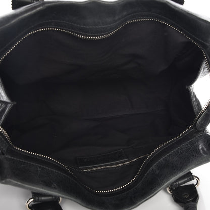 Balenciaga Agneau Giant Brogues Hardware Mid Day Black 5 of 11