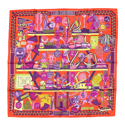 Hermes Silk Les Trophees Scarf 90 1 of 3