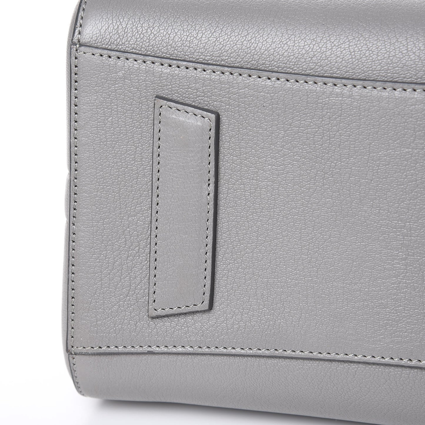 Sugar Goatskin Small Antigona Pearl Grey