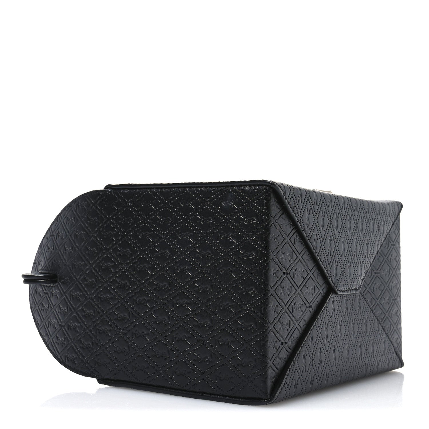 Saint Laurent Calfskin Monogram Take Away Box Black 4 of 11