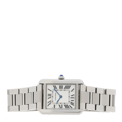 Cartier Stainless Steel 24mm Tank Solo Quartz Watch 3 of 5