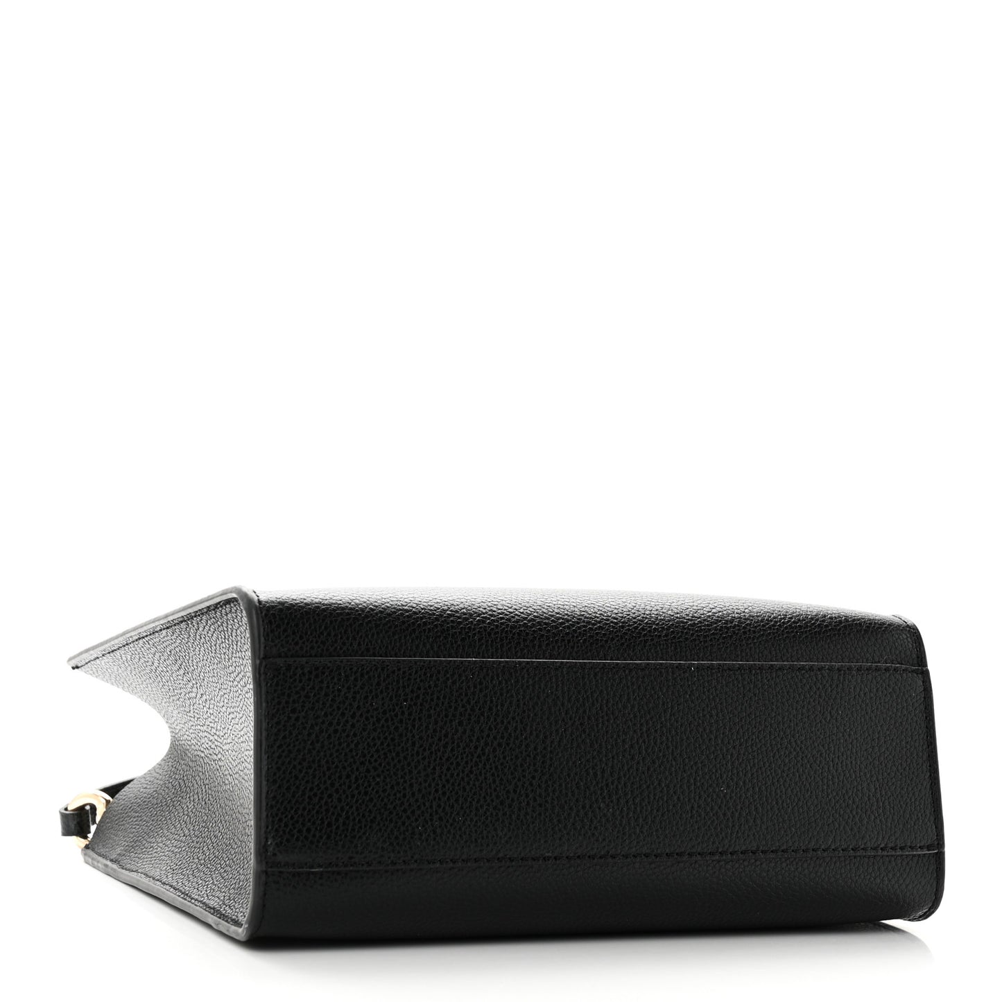 Calfskin Mini Grind Tote Bag Black