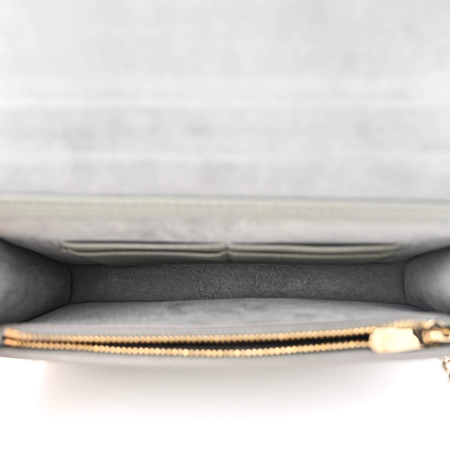 Christian Dior Grained Calfskin 30 Montaigne 2 in 1 Pouch Grey 5 of 10
