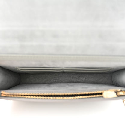 Christian Dior Grained Calfskin 30 Montaigne 2 in 1 Pouch Grey 5 of 10