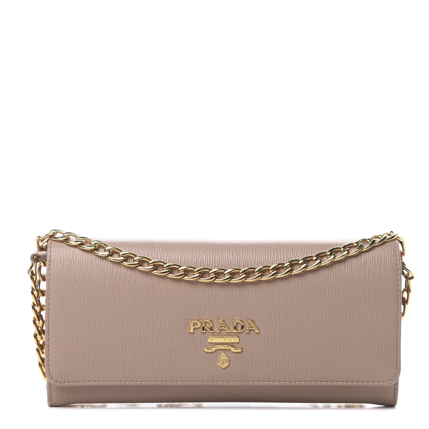 Prada Vitello Move Chain Wallet Cammeo 1 of 12