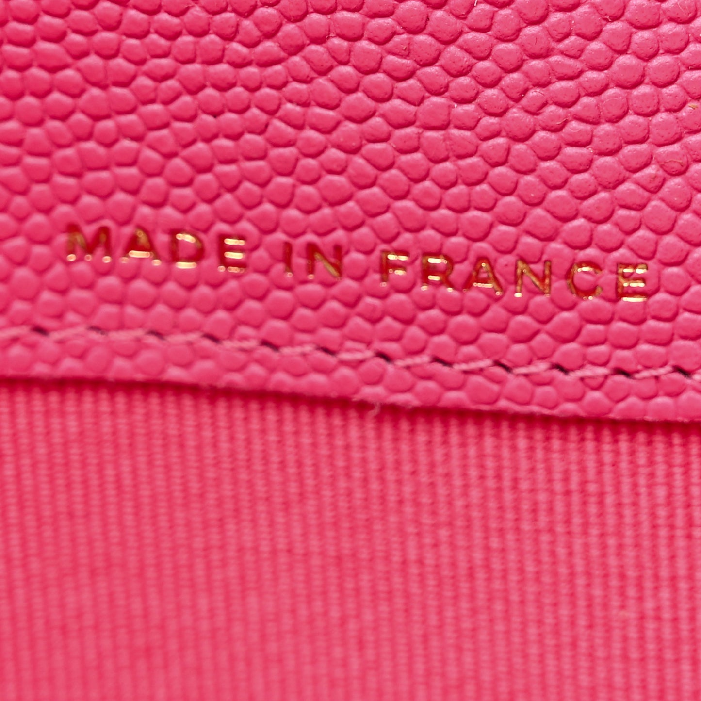 Caviar Quilted Large Gusset Flap Wallet Pink