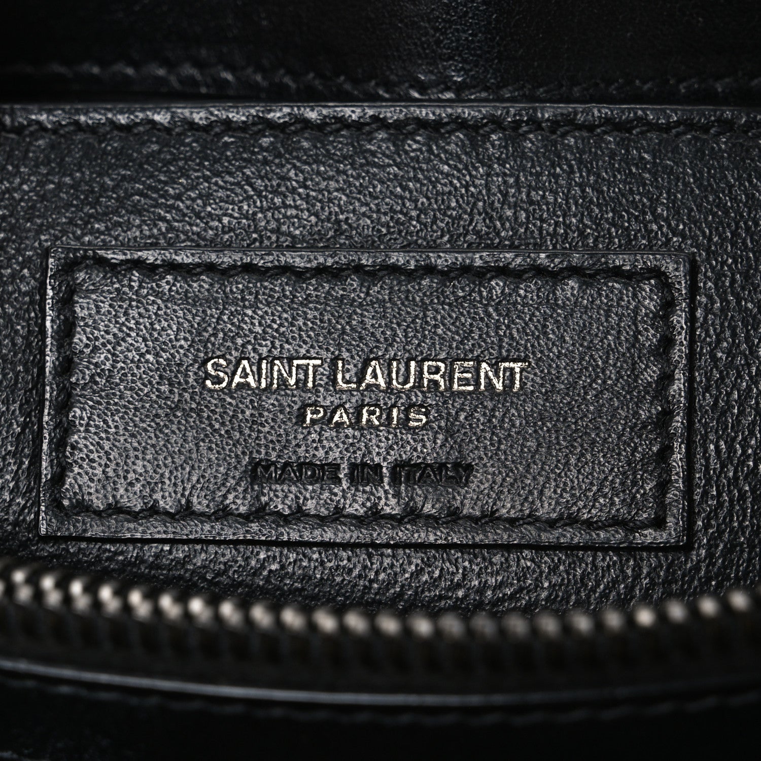 Saint Laurent Calfskin Y Quilted Monogram Monochrome Small Loulou Chain Satchel Black 6 of 10