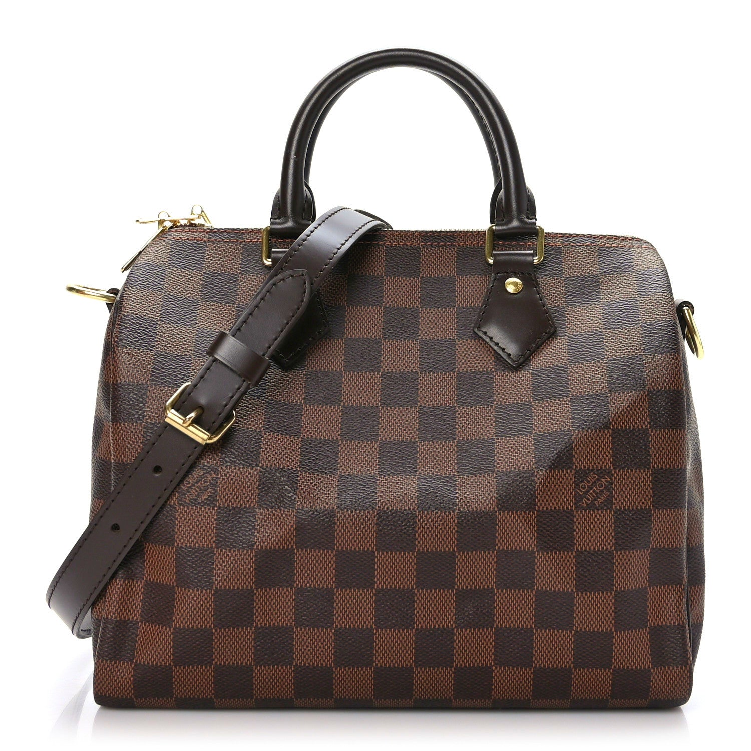 Louis Vuitton Damier Ebene Speedy Bandouliere 25 1 of 10