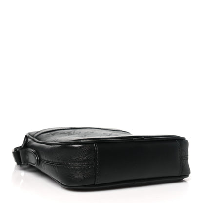 Louis Vuitton Calfskin Monogram Shadow Danube PM Black 4 of 9