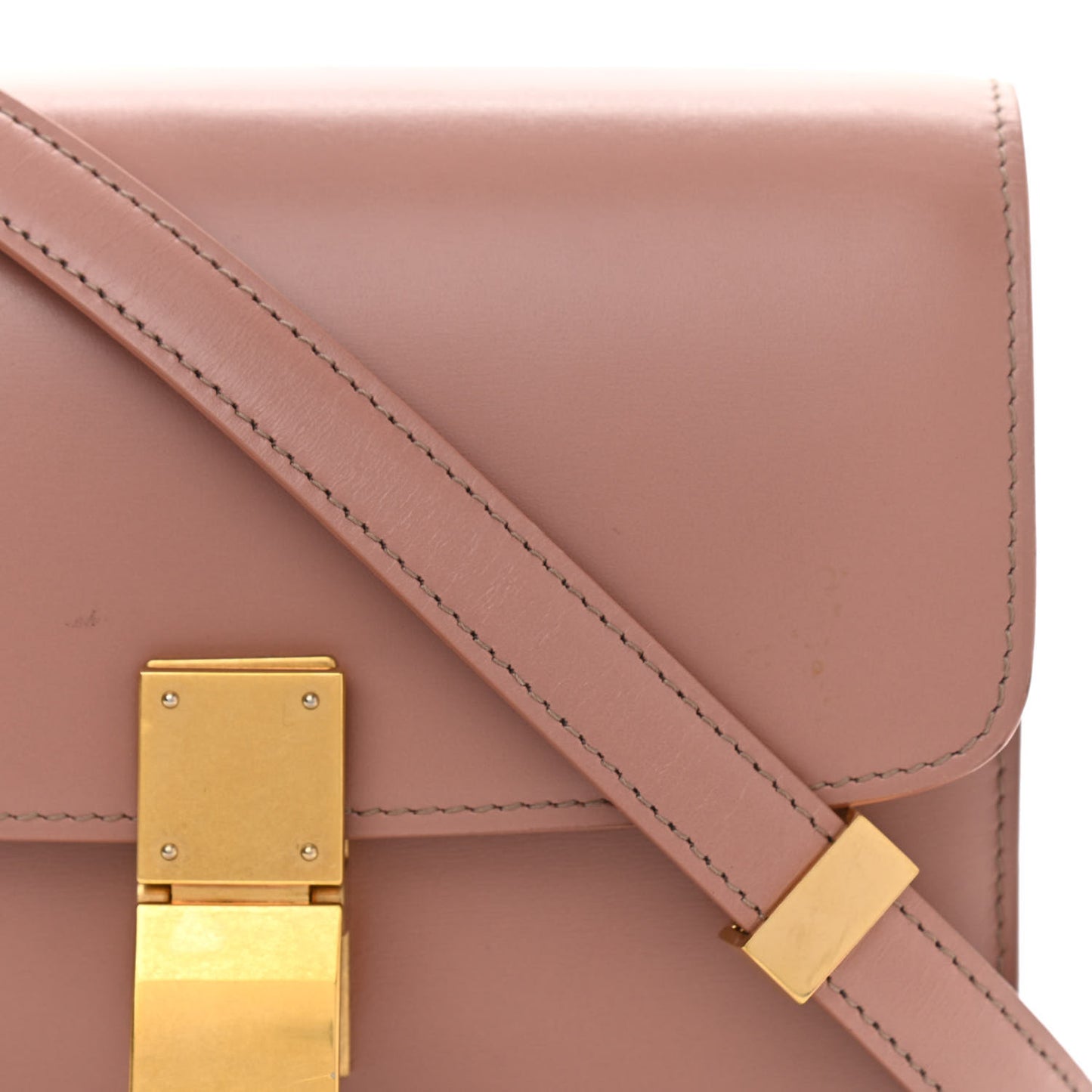 Box Calfskin Teen Classic Box Flap Bag Antique Rose