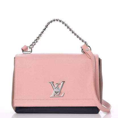 Louis Vuitton Soft Calfskin Lockme II Chain Bag BB Rose Poudre 1 of 7