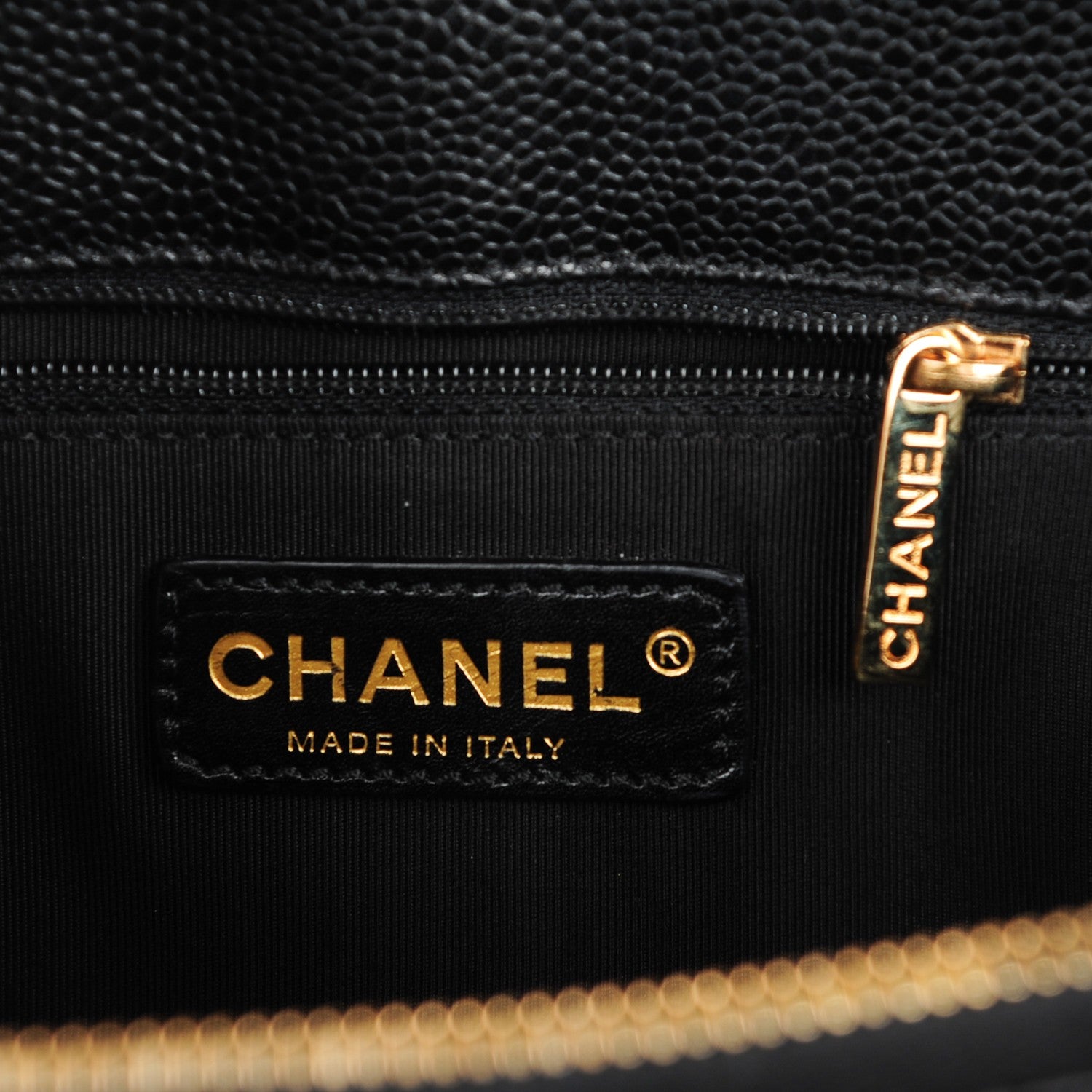 Chanel Caviar Quilted Grand Shopping Tote GST Black 6 of 7