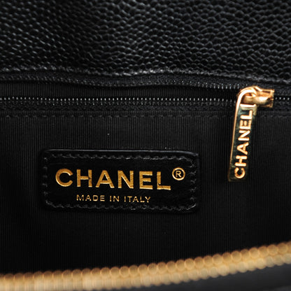 Chanel Caviar Quilted Grand Shopping Tote GST Black 6 of 7