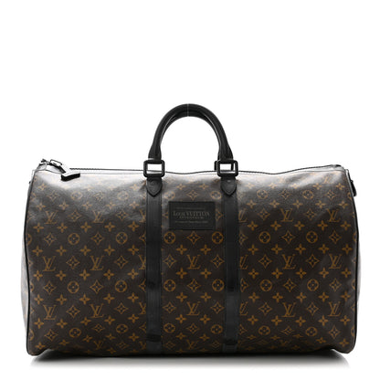 Louis Vuitton Monogram Waterproof Keepall Bandouliere 55 1 of 11
