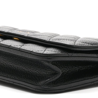 Chanel Caviar Quilted Wallet on Chain WOC Black 11 of 11
