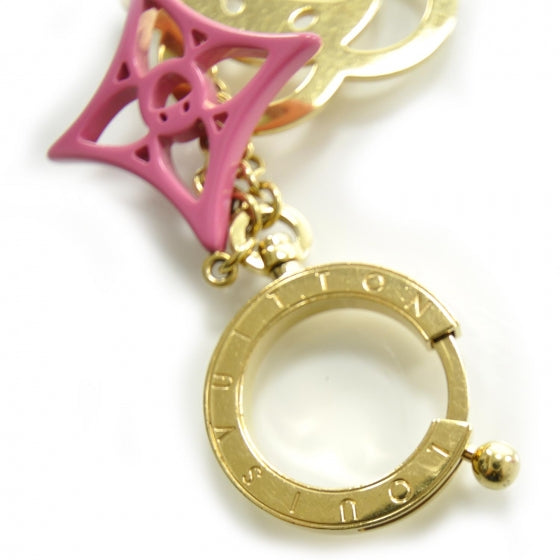 Cosmic Blossom Bag Charm Rose
