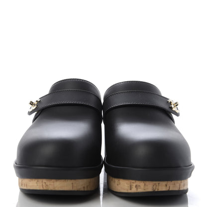 Chanel Calfskin CC Turn Lock Clog 39 Black 2 of 9