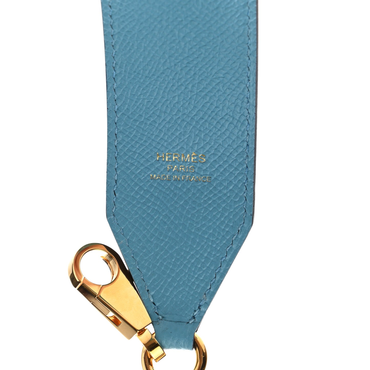 Epsom 40mm Hexagone Tressage Shoulder Strap Bleu De Nord Rouge De Coeur Gold