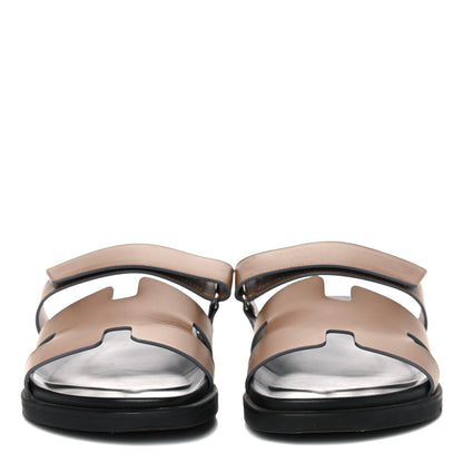 Hermes Calfskin Mens Chypre Sandals 43 Gold 2 of 15
