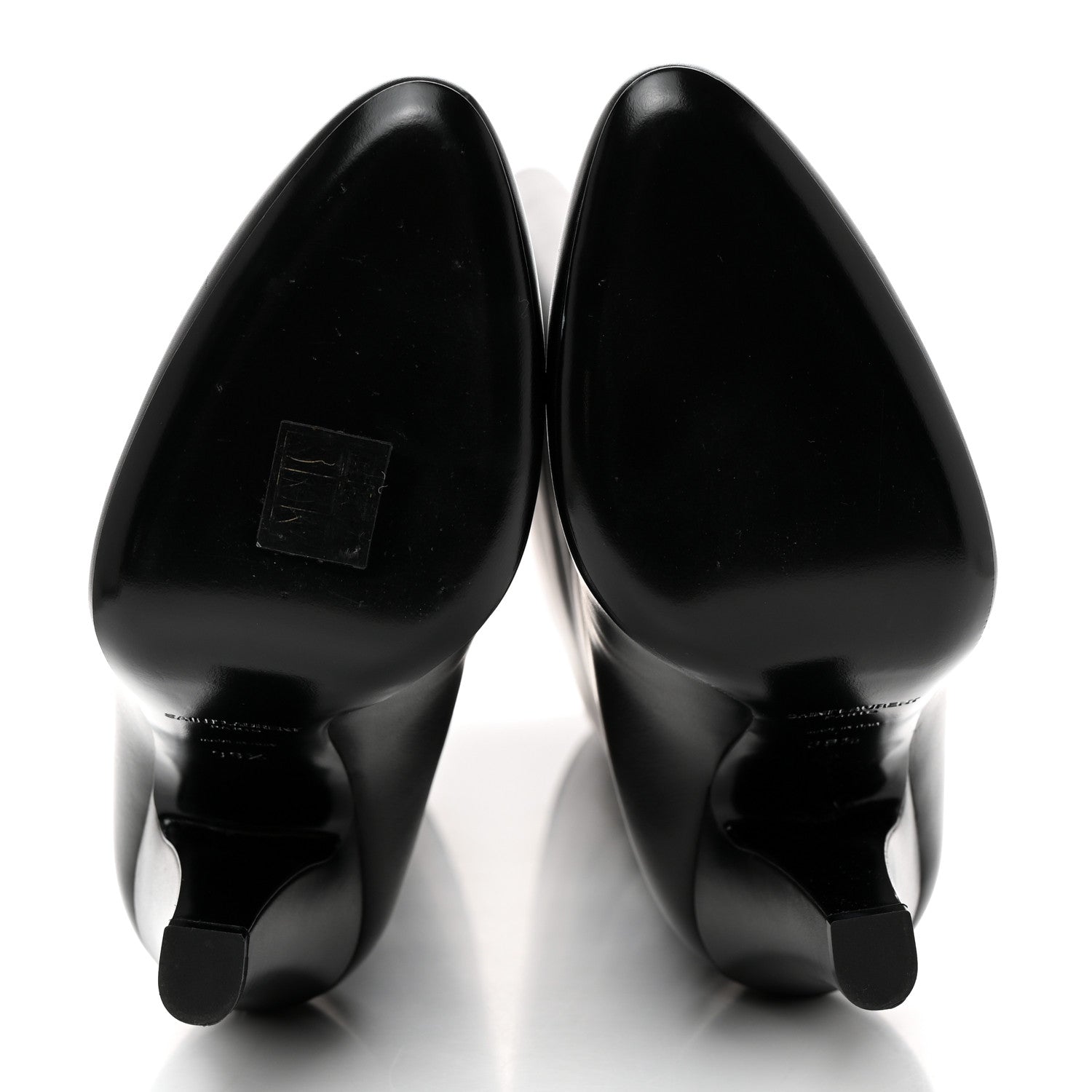 Saint Laurent Vanity Softy Calfskin 68 Tube 110 Boots 39.5 Black 5 of 9