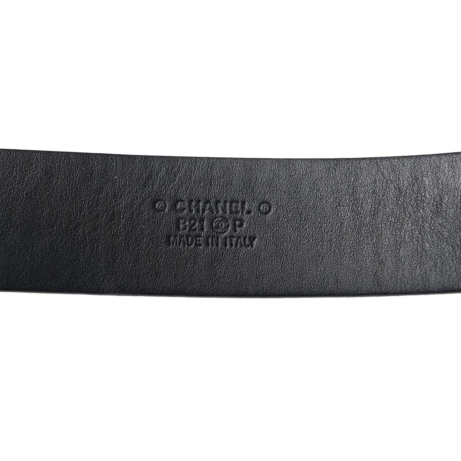 Chanel Calfskin Quilted CC Belt 85 34 Black 3 of 6