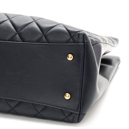 Chanel Lambskin Quilted Trendy CC Shopping Tote Navy 11 of 11