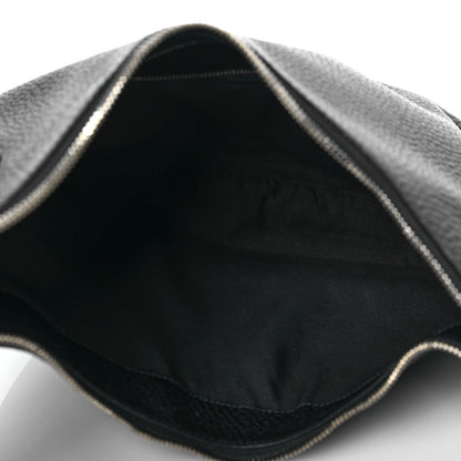 Gucci Calfskin Half Moon Bamboo Ring Hobo Black 5 of 9