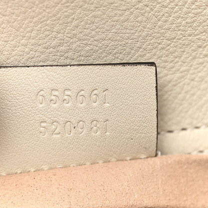Gucci Wonka Grain Calfskin Mini Diana Tote Bag Mystic White 7 of 13