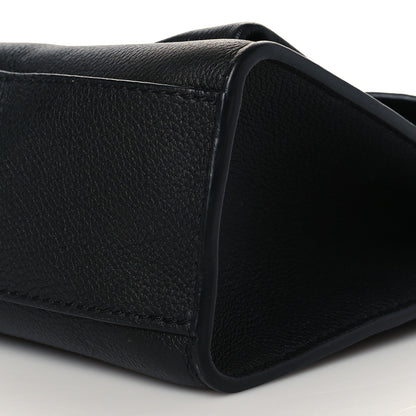 Louis Vuitton Soft Calfskin Mylockme Chain Bag BB Black 10 of 10