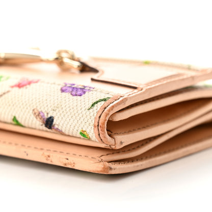 Gucci Canvas Floral Flora Hasler Continental Wallet White 10 of 10